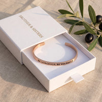 Thumbnail for Armband mit spruch — in der Geschenkbox, Roségold | SKU: bgby-rg