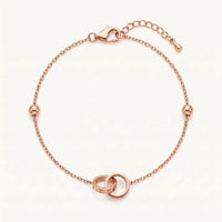 Thumbnail for Armband römische zahlen — Produktfoto auf weißem Hintergrund, Roségold | SKU: 25535339-rose-gold