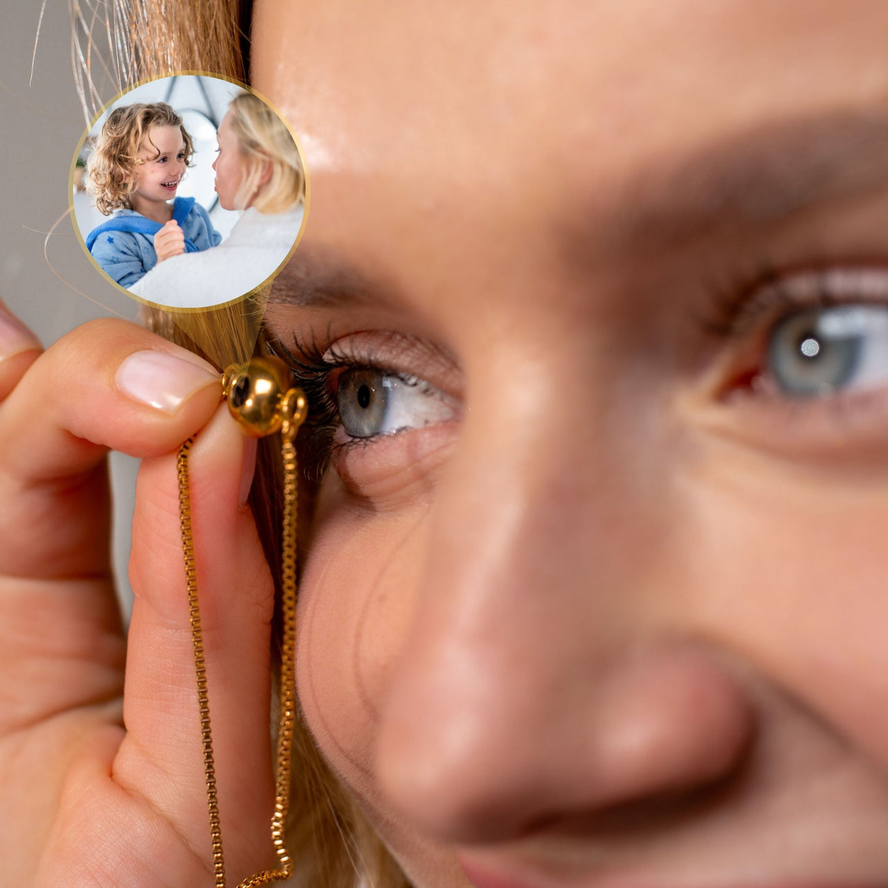 Bubble Personalized Photo Bracelet For Women - Personalized Gift For Woman - Custom Jewelry For Her - Custom Bracelet Picture - Personalised Photo Gift Bracelet Brother & Sisters