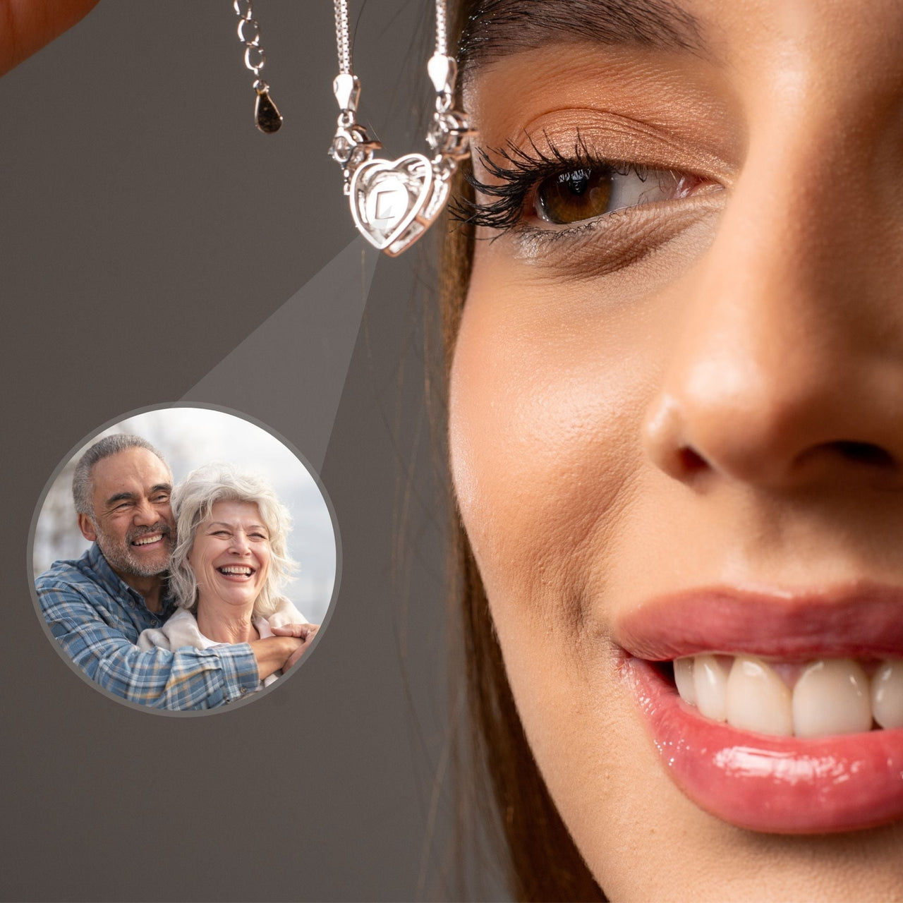 Diamond Personalized Photo Bracelet - Personalized Gift - Custom Jewelry For Her - Custom Bracelet Picture - Personalised Photo Gift Bracelet Brother & Sisters