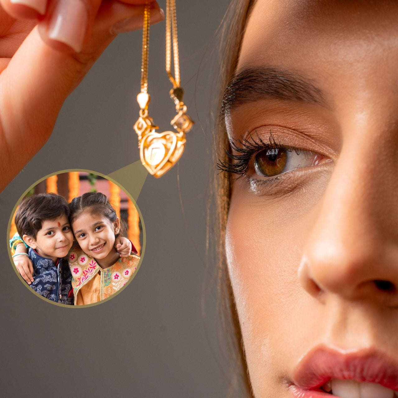 Diamond Personalized Photo Bracelet - Personalized Gift - Custom Jewelry For Her - Custom Bracelet Picture - Personalised Photo Gift Bracelet Brother & Sisters