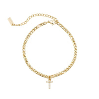 Thumbnail for Gold Initial Anklet - Ankle Bracelet - Anklet for Women - Gold Leg Bracelet Anklet T Brother & Sisters