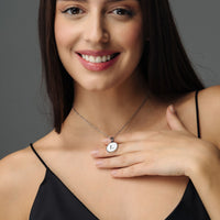Thumbnail for Gold Necklace for a Woman - Dreamy Initial Necklace - Woman Necklace - Letter Necklace - Silver Necklace Necklace Brother & Sisters