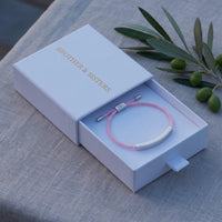 Thumbnail for Bracciale cordino — nella scatola regalo, argento | SKU: lecorail-wg