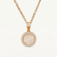 Thumbnail for Collana pietra di luna — foto prodotto su sfondo bianco, oro | SKU: lelunaire