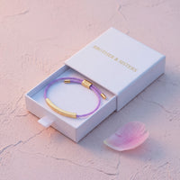 Thumbnail for Bracelet cordon — dans l'écrin cadeau, or | SKU: lemauve-g