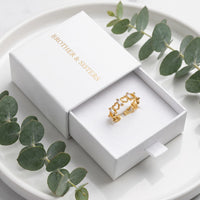 Thumbnail for Anello cuore oro — nella scatola regalo, oro | SKU: lescoeurs