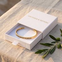 Thumbnail for Motivations armband — in der Geschenkbox, Gold | SKU: nftd-rg