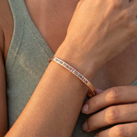 Thumbnail for Gravur armband — Nahaufnahme der Details, Roségold | SKU: nftd-rg