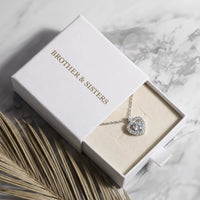 Thumbnail for Collana cuore — nella scatola regalo, argento | SKU: 505744
