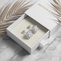 Thumbnail for Brautohrringe — in der Geschenkbox, Silber | SKU: 505185-white