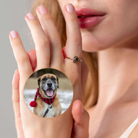 Thumbnail for Stainless Steel Ring - Woman Ring - Adjustable Photo Ring - Personalised Ring Ring Brother & Sisters