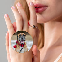Thumbnail for Stainless Steel Ring - Woman Ring - Adjustable Photo Ring - Personalised Ring Ring Brother & Sisters