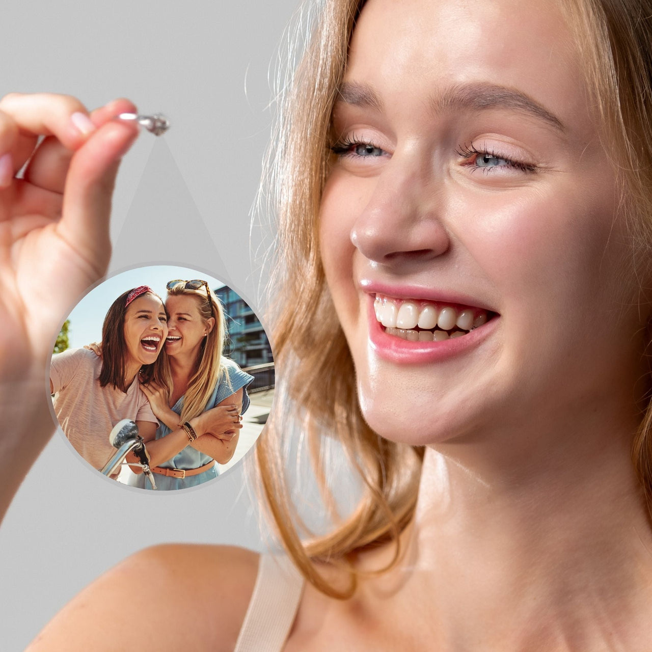 Stainless Steel Ring - Woman Ring - Adjustable Photo Ring - Personalised Ring Ring Brother & Sisters