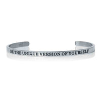 Thumbnail for Bracelet message — photo produit sur fond blanc, argent