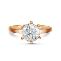 Thumbnail for Verlobungsring rosegold — Produktfoto auf weißem Hintergrund, Silber