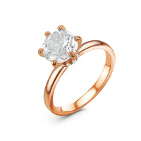 Thumbnail for Verlobungsring rosegold — Produktfoto auf weißem Hintergrund, Silber