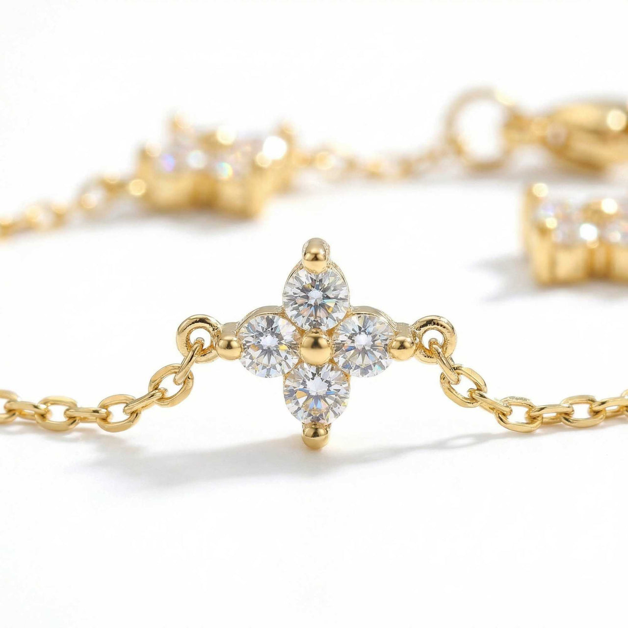 Bracelet Fleur Cristal