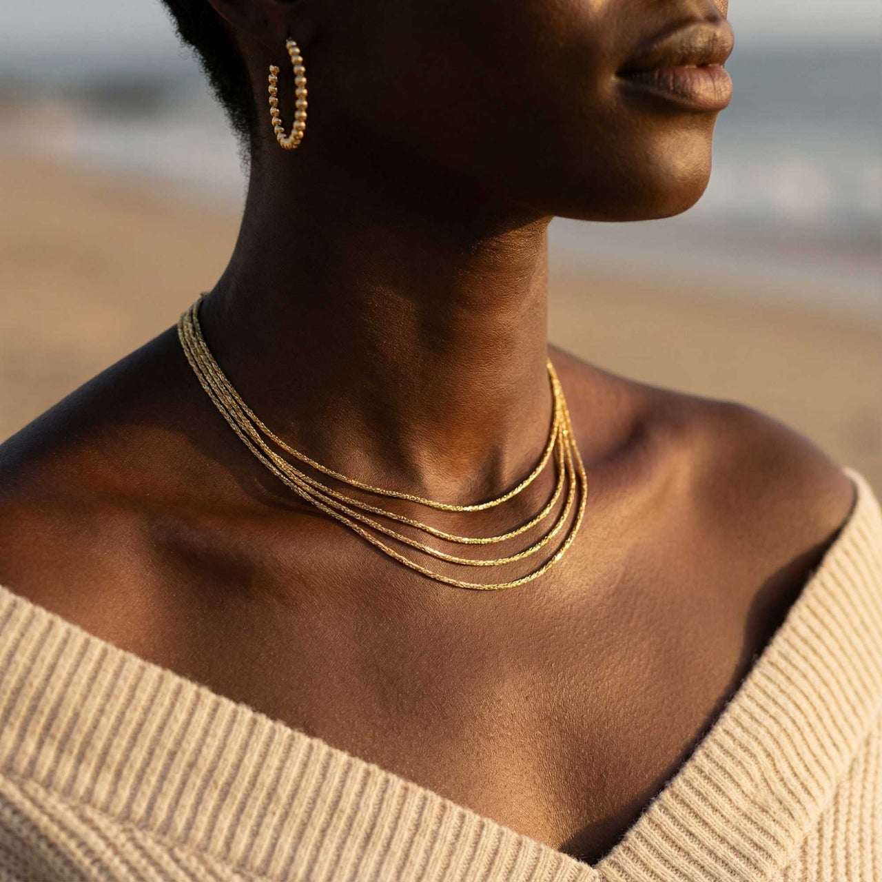 Riviera Mehrreihiger Choker 