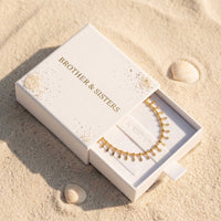 Thumbnail for Capri Fußkettchen Gold mit Fransen