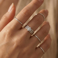 Thumbnail for Bague Fleur Cristal