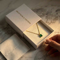 Thumbnail for Collier Pendentif Émeraude