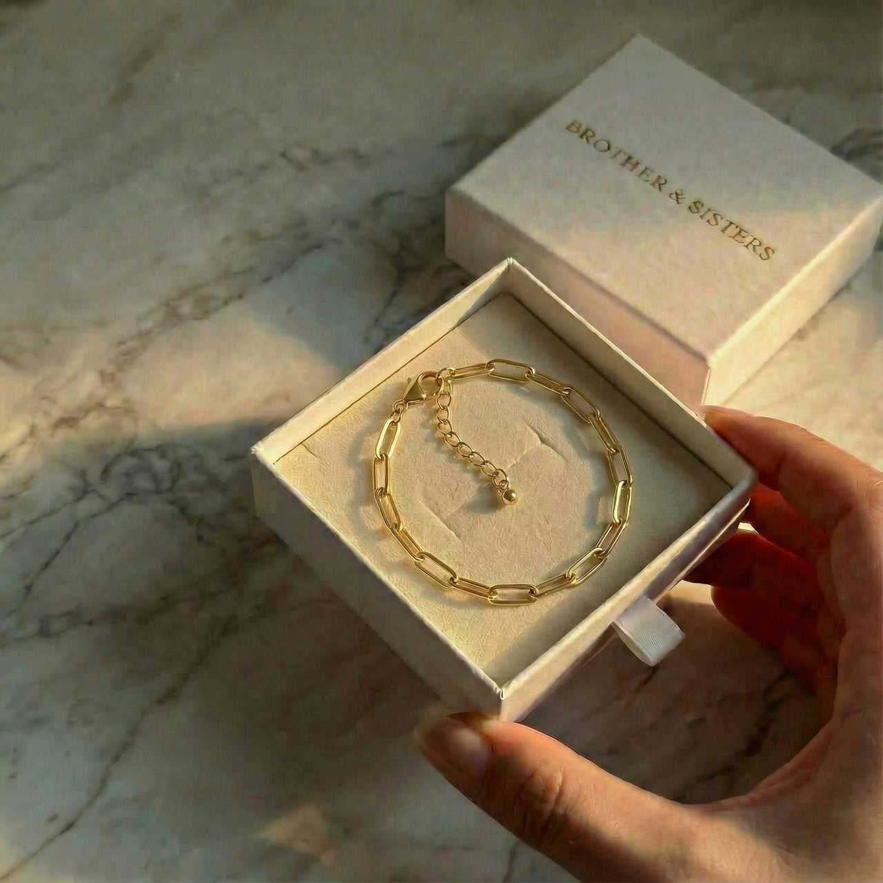 Büroklammer-Ketten Armband