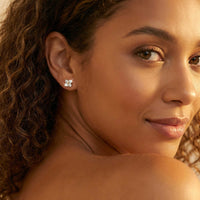 Thumbnail for Boucles d'Oreilles Fleur Cristal