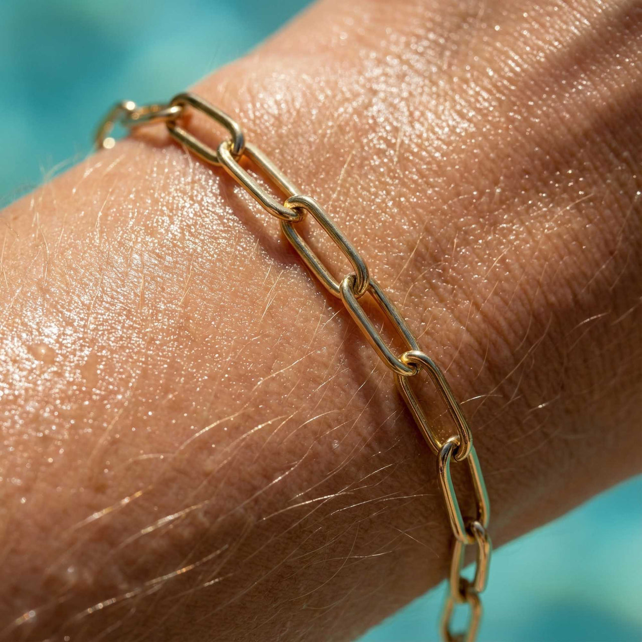 Büroklammer-Ketten Armband