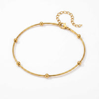 Thumbnail for Taormina Fußkettchen Gold Satellite