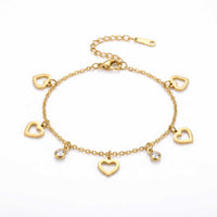 Thumbnail for Chaîne de Cheville Cœur & Cristal