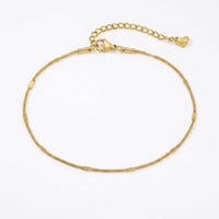 Thumbnail for Sorrento Fußkettchen Gold Schlangenkette