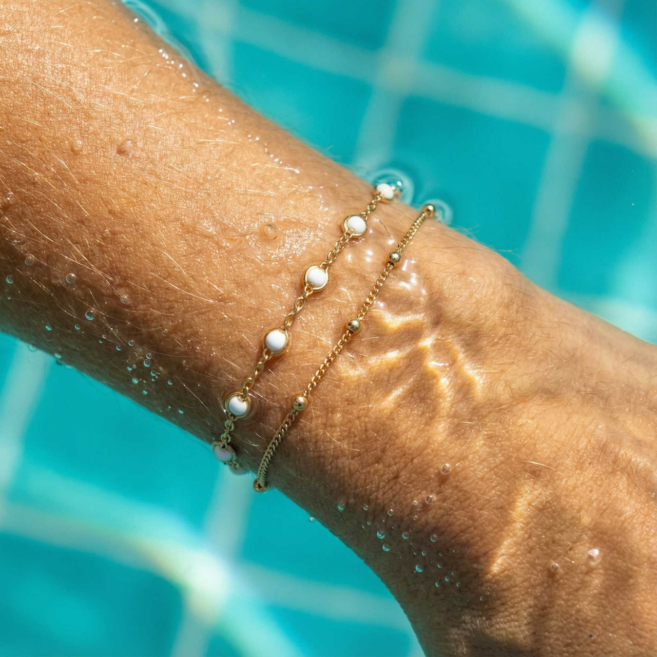 Double White Armband