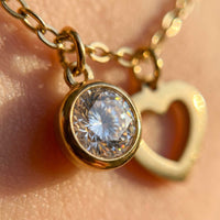 Thumbnail for Chaîne de Cheville Cœur & Cristal