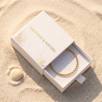 Thumbnail for Portofino Fußkettchen Gold Kordelkette