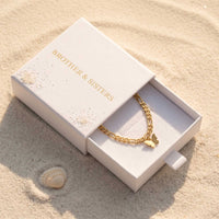 Thumbnail for Figaro Fußkettchen Gold Schmetterling