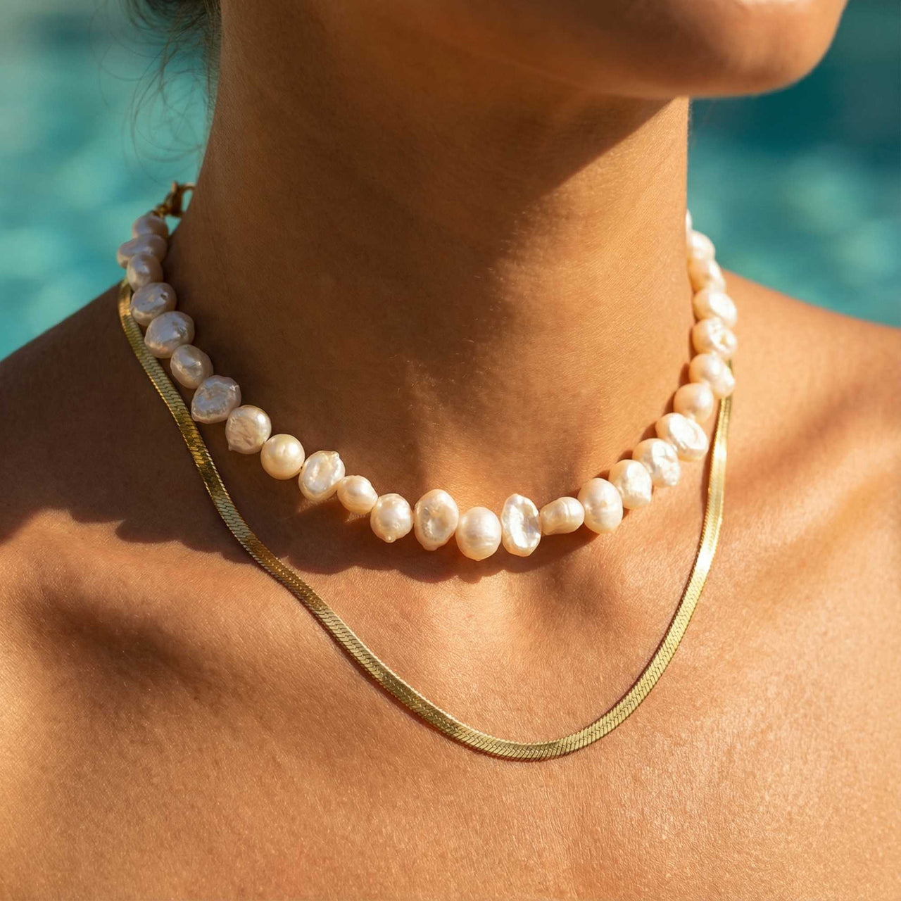 Sunseeker Perlen Choker
