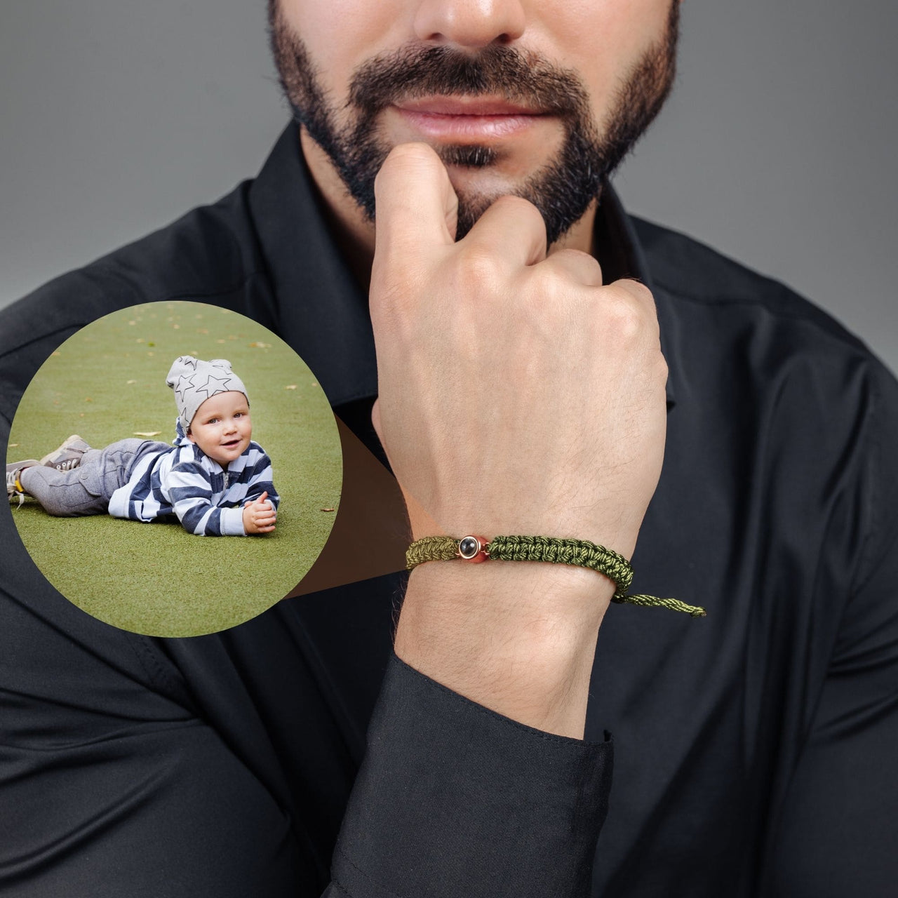 Man Photo Bracelet