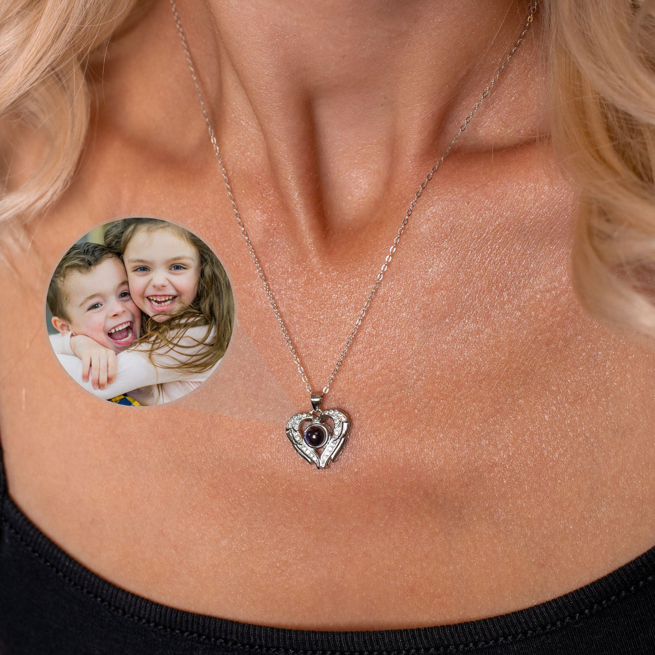 Precious Heart Photo Necklace