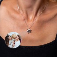 Thumbnail for Snowflake Photo Necklace