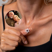 Thumbnail for Snowflake Photo Necklace