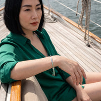 Thumbnail for La Menthe, silver bracelet — leisure | SKU: lamenthe-wg