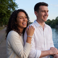Thumbnail for La Nature, silver bracelet — couple | SKU: lanature-wg