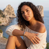 Thumbnail for La Nature, silver bracelet — getaway | SKU: lanature-wg
