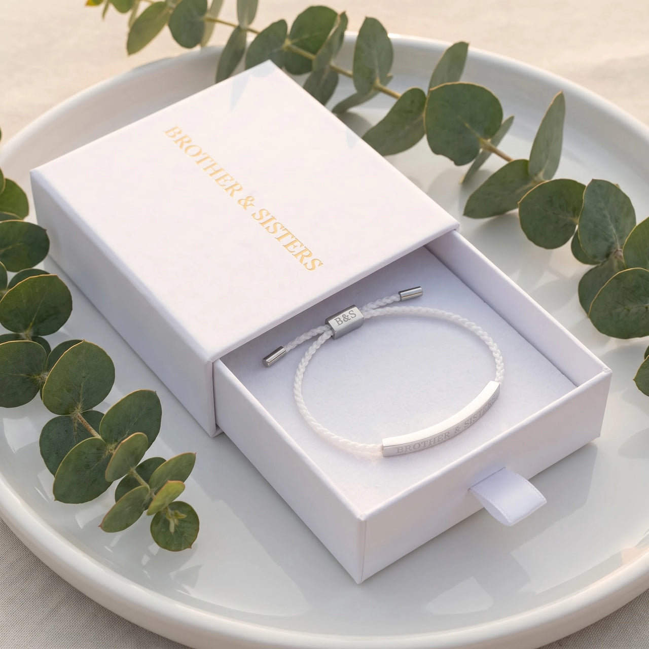 La Perle, silver bracelet — gift box | SKU: laperle-wg