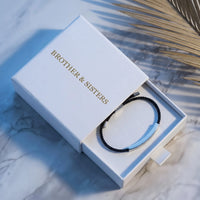 Thumbnail for Le Caviar, silver bracelet — gift box | SKU: lecaviar-wg