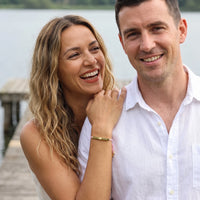 Thumbnail for Le Corail, gold bracelet — couple | SKU: lecorail-g