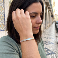 Thumbnail for Le Corail, silver bracelet — worn gesture | SKU: lecorail-wg