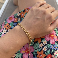 Thumbnail for Goldarmband damen — getragen, echte Größe, Gold | SKU: ledouble