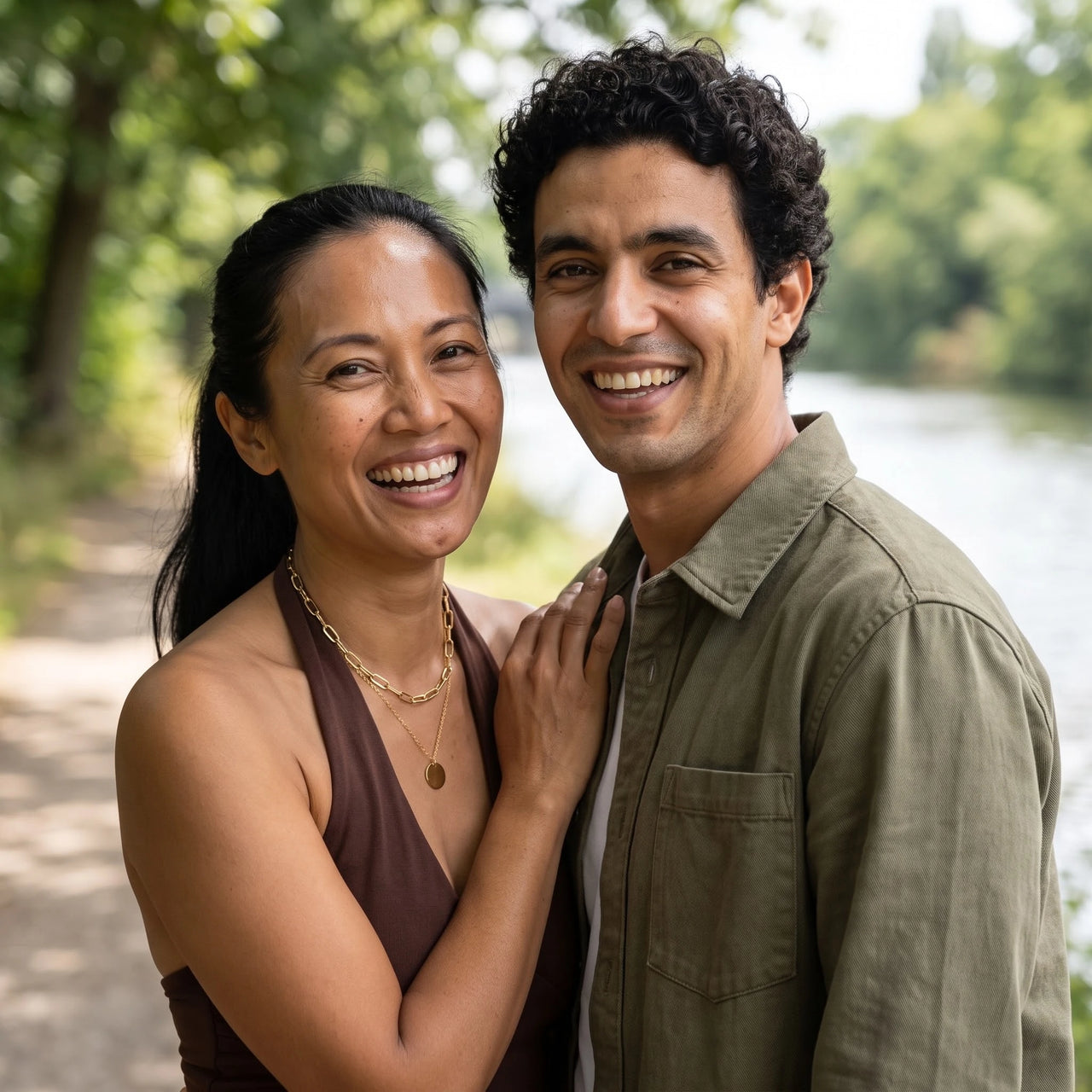 The Trendy, gold necklace — couple | SKU: le-tendance-g